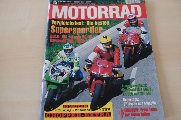 Deckblatt Motorrad (15/1994)