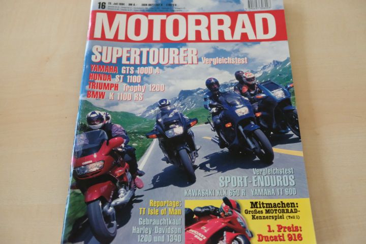 Deckblatt Motorrad (16/1994)
