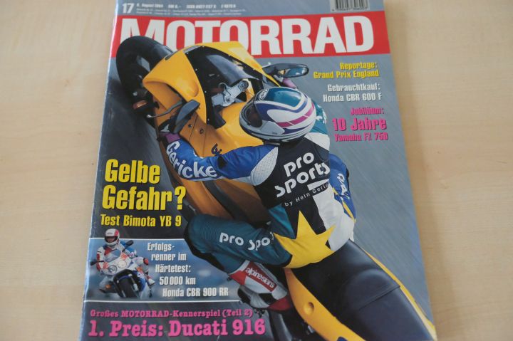 Deckblatt Motorrad (17/1994)
