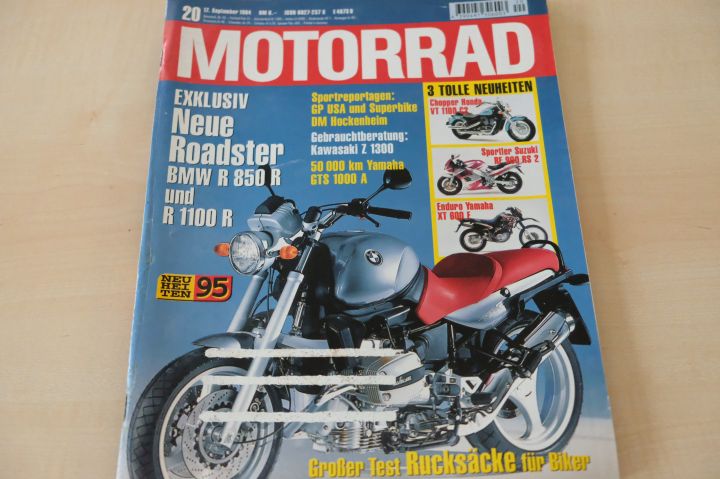 Deckblatt Motorrad (20/1994)