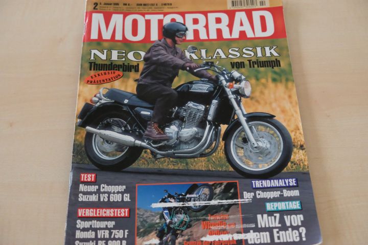 Deckblatt Motorrad (02/1995)