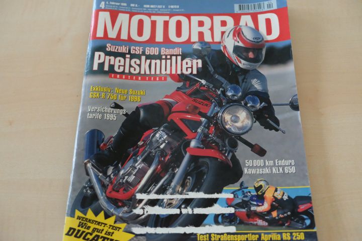 Deckblatt Motorrad (04/1995)