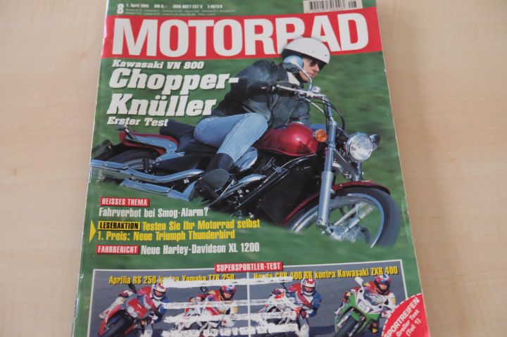 Deckblatt Motorrad (08/1995)