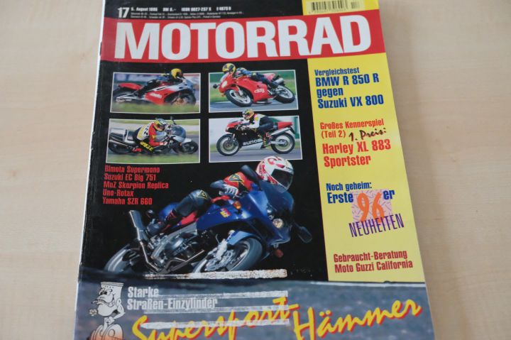 Deckblatt Motorrad (17/1995)