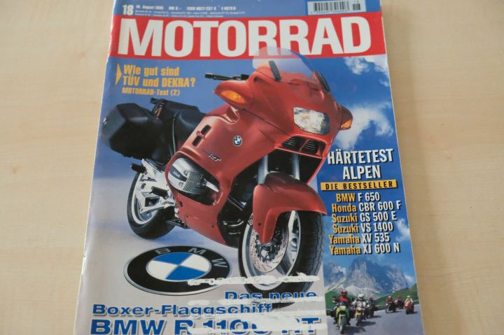 Deckblatt Motorrad (18/1995)