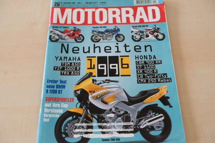 Deckblatt Motorrad (20/1995)
