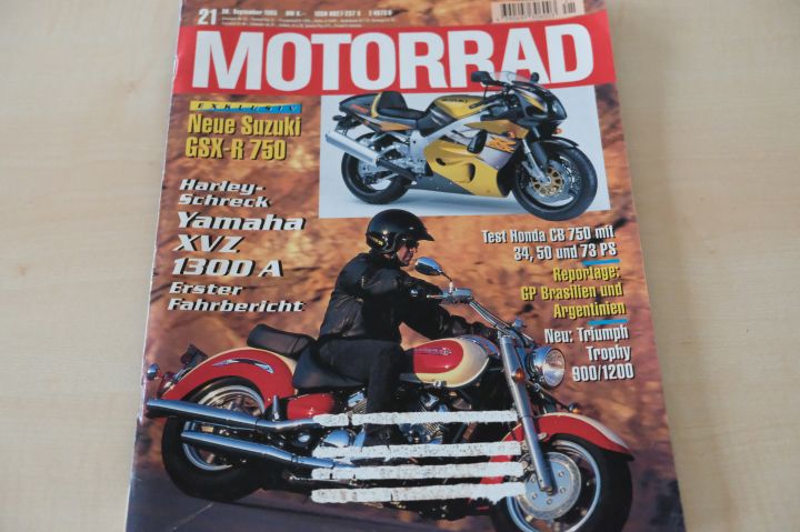 Deckblatt Motorrad (21/1995)