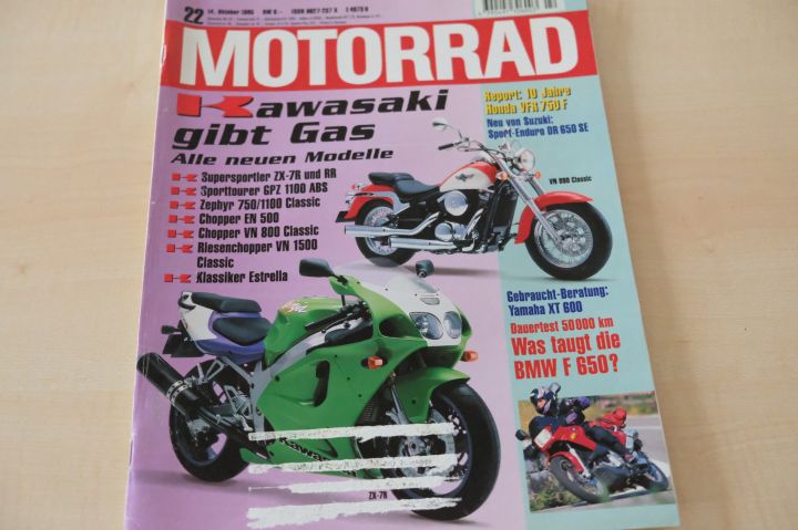 Deckblatt Motorrad (22/1995)