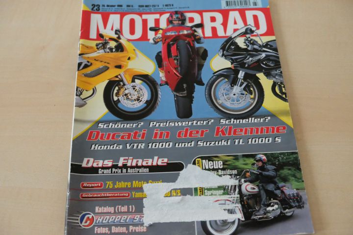 Deckblatt Motorrad (23/1996)