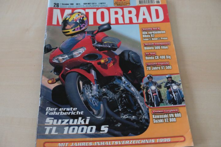 Deckblatt Motorrad (26/1996)