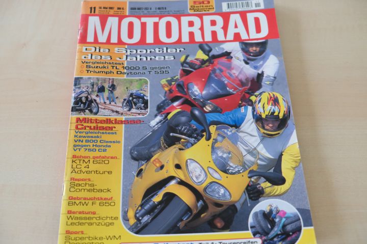 Deckblatt Motorrad (11/1997)