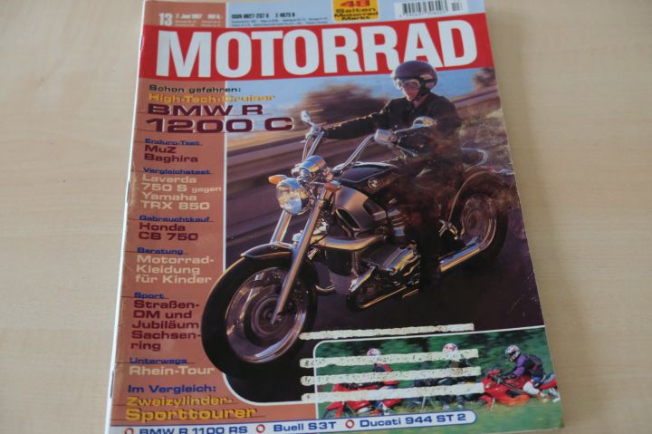 Deckblatt Motorrad (13/1997)