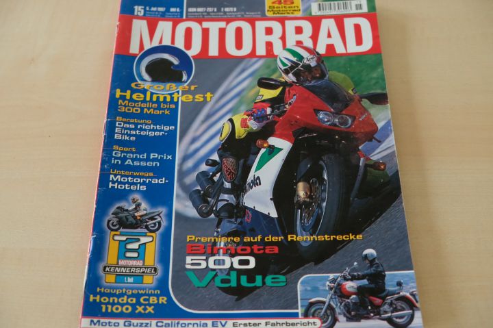 Deckblatt Motorrad (15/1997)