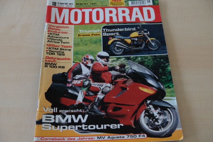 Deckblatt Motorrad (18/1997)