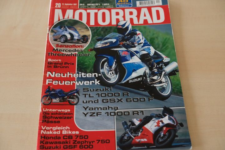 Deckblatt Motorrad (20/1997)
