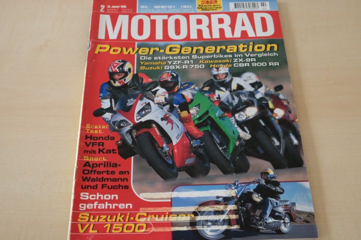 Deckblatt Motorrad (02/1998)