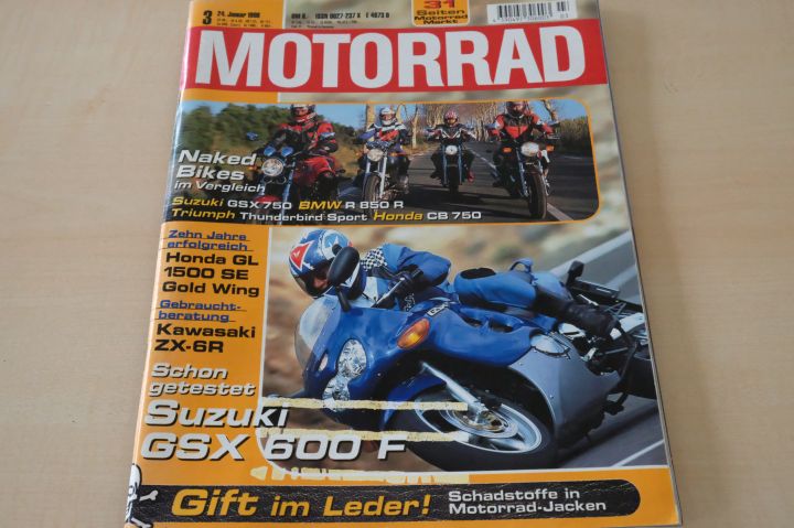 Deckblatt Motorrad (03/1998)