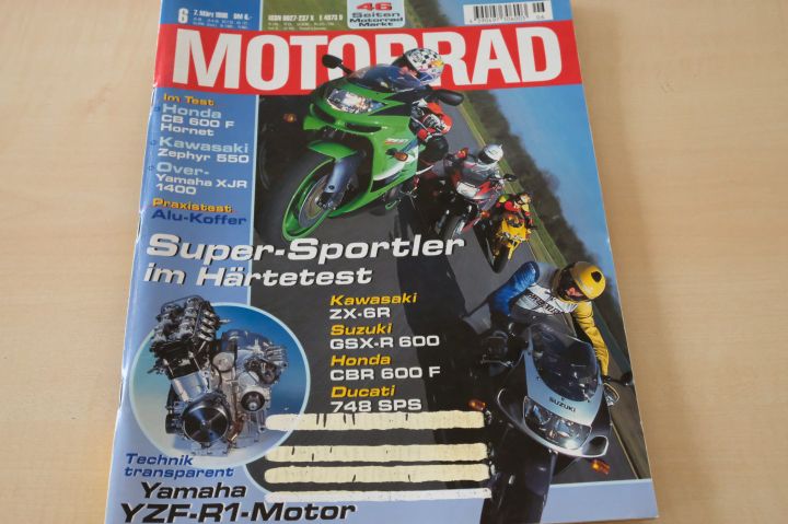 Deckblatt Motorrad (06/1998)