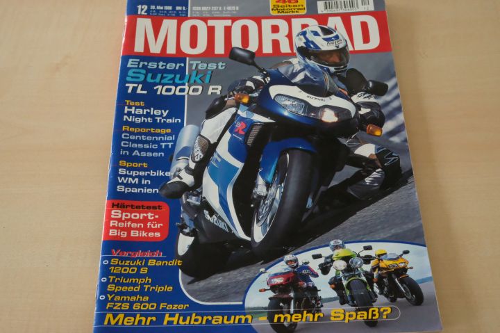 Deckblatt Motorrad (12/1998)