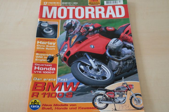 Deckblatt Motorrad (17/1998)