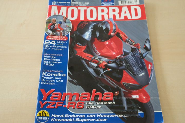 Deckblatt Motorrad (18/1998)