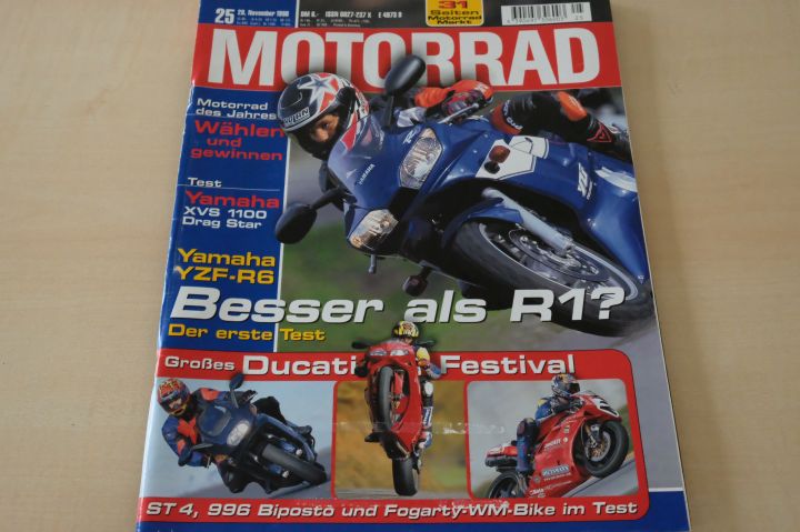 Deckblatt Motorrad (25/1998)