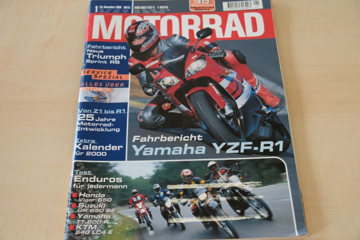 Deckblatt Motorrad (01/1999)