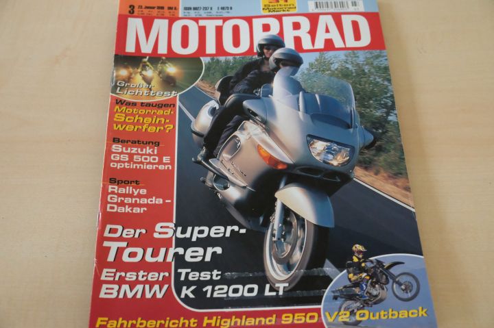 Deckblatt Motorrad (03/1999)