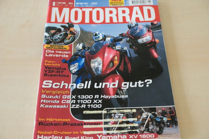 Deckblatt Motorrad (08/1999)