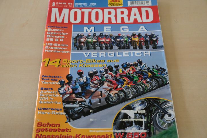 Deckblatt Motorrad (09/1999)