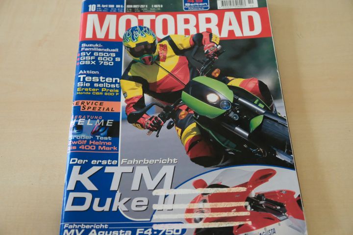 Deckblatt Motorrad (10/1999)