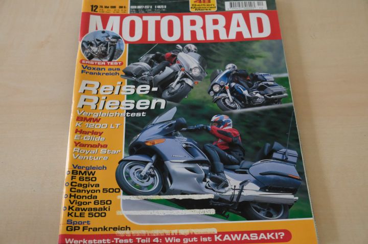 Deckblatt Motorrad (12/1999)