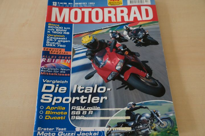 Deckblatt Motorrad (13/1999)