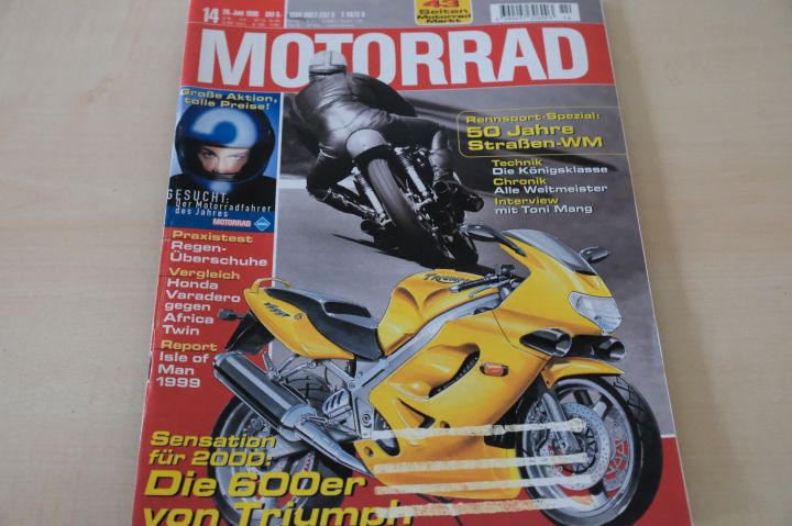 Deckblatt Motorrad (14/1999)