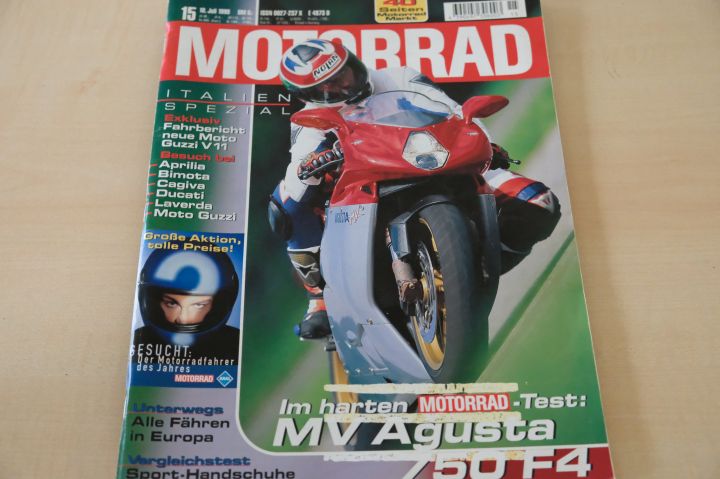 Deckblatt Motorrad (15/1999)