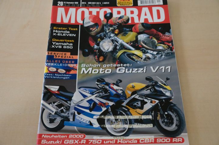 Deckblatt Motorrad (20/1999)