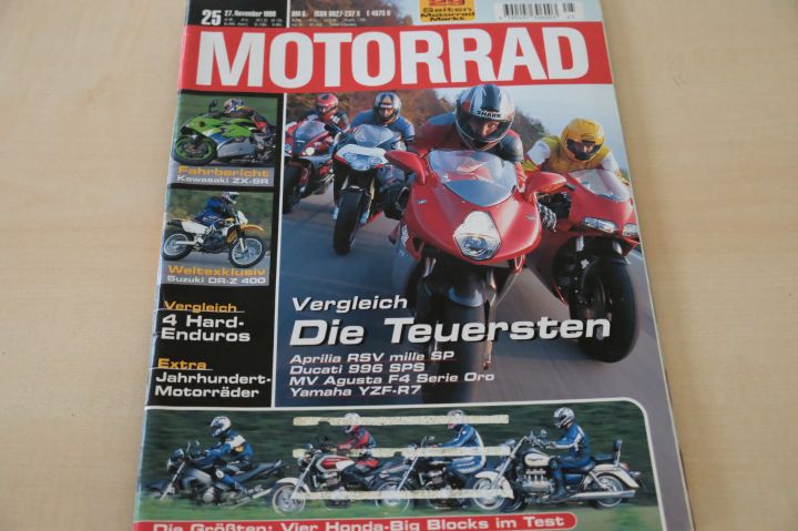 Deckblatt Motorrad (25/1999)