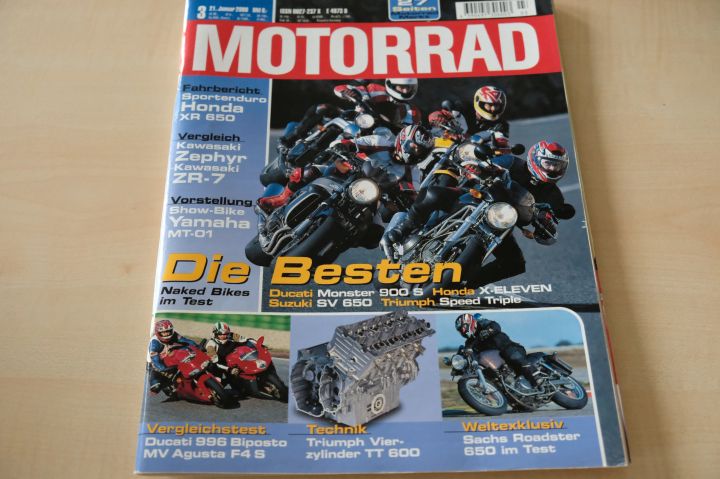 Deckblatt Motorrad (03/2000)