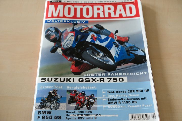 Deckblatt Motorrad (06/2000)