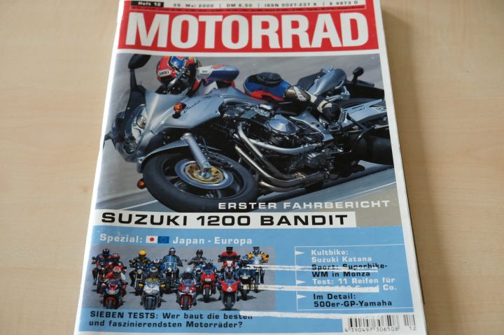 Deckblatt Motorrad (12/2000)
