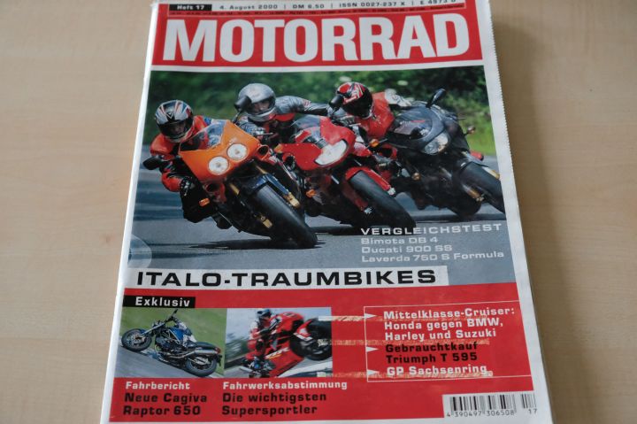Deckblatt Motorrad (17/2000)