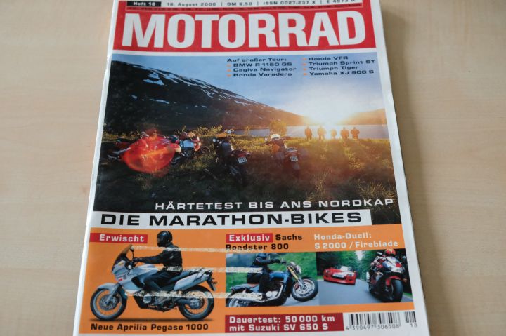 Deckblatt Motorrad (18/2000)