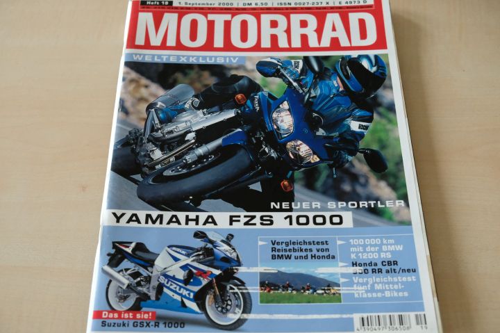 Deckblatt Motorrad (19/2000)