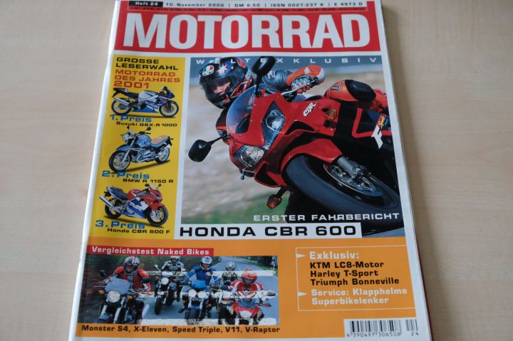 Deckblatt Motorrad (24/2000)
