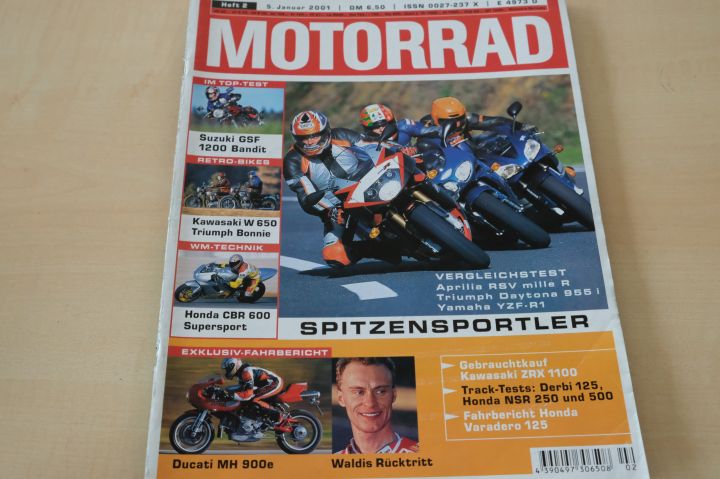 Deckblatt Motorrad (02/2001)