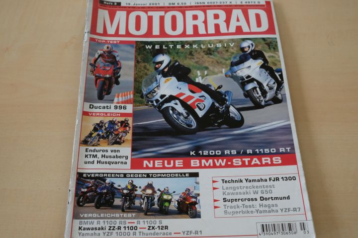 Deckblatt Motorrad (03/2001)