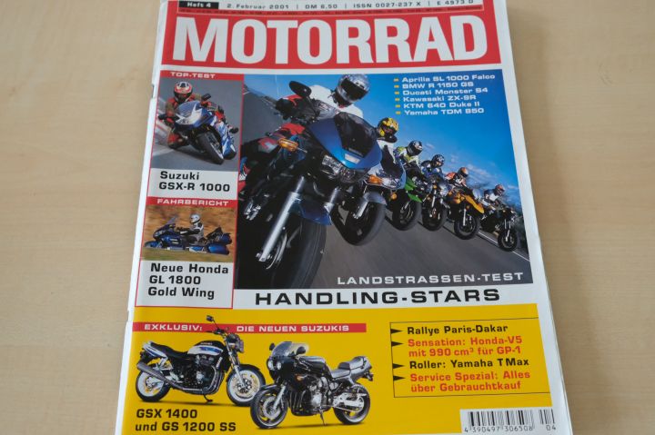 Deckblatt Motorrad (04/2001)
