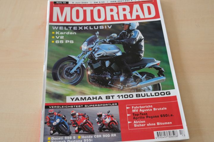 Deckblatt Motorrad (13/2001)