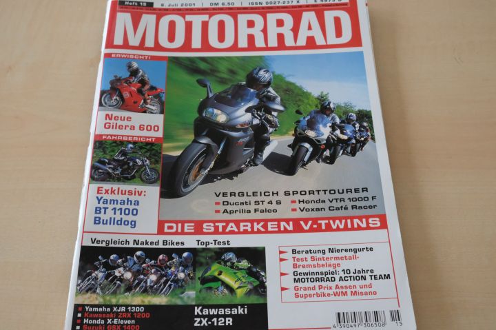 Deckblatt Motorrad (15/2001)