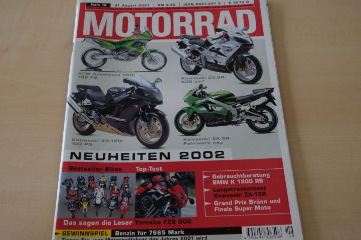 Deckblatt Motorrad (19/2001)